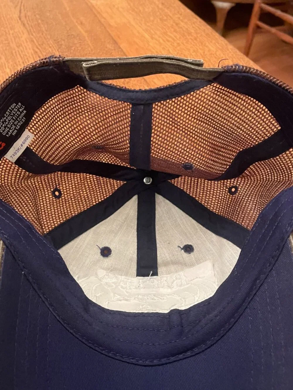 Rifles Racks and Deer Tracks Dark Olive/Brown Hook and Loop Trucker Hat Cap